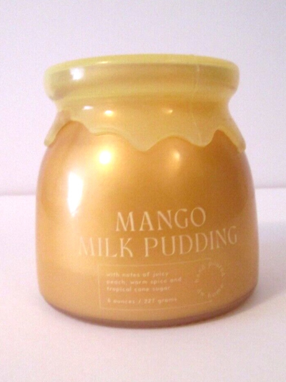 DW HOME Sweet Pots Mango Milk Pudding Scented Candle 8oz